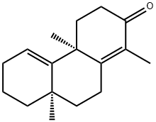 (4aS,8aR)-1,4a,8a-triMethyl-4,4a,6,7,8,8a,9,10-octahydrophenanthren-2(3H)-one Struktur