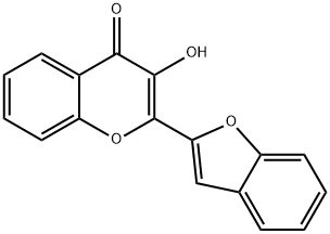 2-(2-Benzofuranyl)-3-hydroxychroMone Struktur