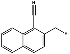 2-(BroMoMethyl)-1-naphthonitrile Struktur