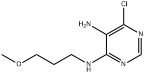 6-Chloro-N4-(3-Methoxy-propyl)-pyriMidine-4,5-diaMine Struktur