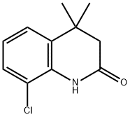 8-Chloro-4,4-diMethyl-1,3-dihydroquinolin-2-one Struktur