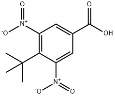 4-tert-Butyl-3,5-dinitrobenzoic acid Struktur