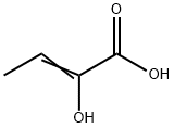 2-Hydroxybut-2-enoic acid Struktur