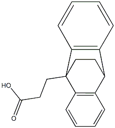 9,10-Ethanoanthracene-9(10H)-propionic acid Struktur