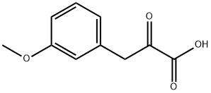 Benzenepropanoic acid, 3-Methoxy-.alpha.-oxo- Struktur