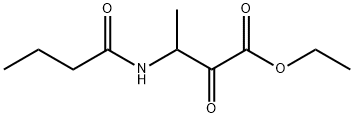 Ethyl 3-(butanoylamino)-2-oxobutanoate Struktur