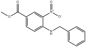 Methyl 4-(benzylaMino)-3-nitrobenzoate Struktur