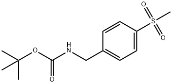 N-Boc-4-(Methylsulfonyl)benzylaMine Struktur