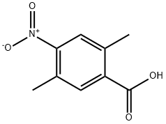 2,5-diMethyl-4-nitrobenzoicacid Struktur