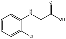 2-[(2-chlorophenyl)amino]acetic acid Struktur