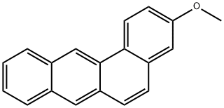 3-Methoxybenz[a]anthracene Struktur