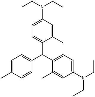 MPMP , Bis(4-N,N-diethylaMino-2-Methylphenyl)-4-MethylphenylMe Struktur