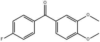 3,4-diMethoxy-4'-Fluorobenzophenone Struktur