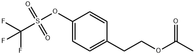 4-(2-Acetoxyethyl)phenol TrifluoroMethanesulfonate Struktur