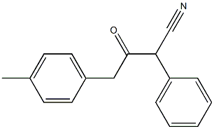 a-Phenyl-g-(4-Methylphenyl)acetoacetonitrile Struktur