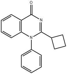 2-Cyclobutyl-1-phenylquinazolin-4(1H)-one Struktur