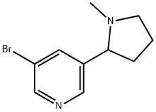 3-BroMo-5-(1-Methylpyrrolidin-2-yl)pyridine Struktur