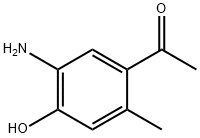 Acetophenone, 5-amino-4-hydroxy-2-methyl- (5CI) Struktur