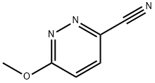 6-Methoxypyridazine-3-carbonitrile Struktur