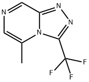 5-METHYL-3-(TRIFLUOROMETHYL)-[1,2,4]TRIAZOLO[4,3-A]PYRAZINE Struktur