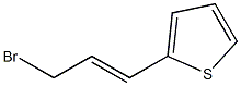 2-(3-Bromo-1-propen-1-yl)thiophene Struktur