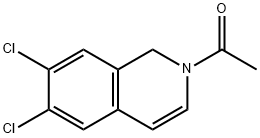 1-(6,7-Dichloroisoquinolin-2(1H)-yl)ethan-1-one Struktur