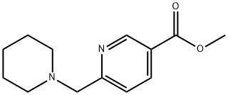 Methyl 6-(piperidin-1-ylMethyl)nicotinate Struktur