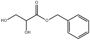 benzyl 2,3-dihydroxypropanoate Struktur