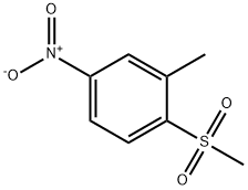 2-(Methylsulfonyl)-5-nitrotoluene Struktur