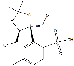 ((4R,5R)-5-(hydroxyMethyl)-2,2-diMethyl-1,3-dioxolan-4-yl)Methyl 4-Methylbenzenesulfonate Struktur