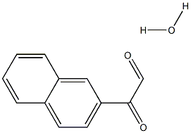 2-(Naphthalen-2-yl)-2-oxoacetaldehyde hydrate Struktur