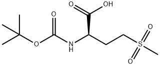 Boc-D-Methionine sulfone Struktur