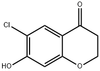 6-Chloro-7-Hydroxychroman-4-One Struktur