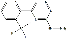 1,2,4-Triazine, 3-hydrazinyl-5-[3-(trifluoroMethyl)-2-pyridinyl]- Struktur