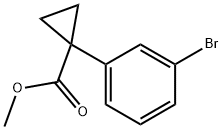 Methyl 1-(3-broMophenyl)cyclopropane-1-carboxylate Struktur