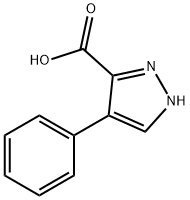 4-Phenyl-1H-pyrazole-3-carboxylic acid Struktur