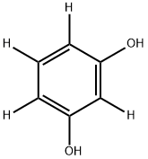 Resorcinol-d4 Struktur