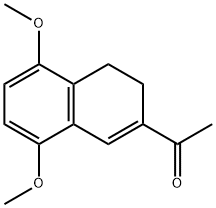 5,8-DiMethoxy-2-acetyl-3,4-dihydronaphthalene Struktur