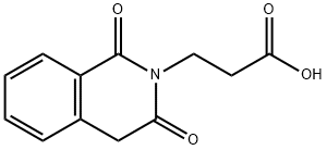 3-(3,4-dihydro-1,3-dioxoisoquinolin-2(1H)-yl)propanoic acid Struktur