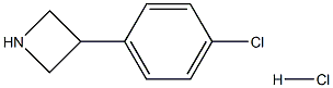 3-(4-chlorophenyl)azetidine hcl Struktur