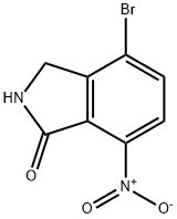 4-BroMo-7-nitroisoindolin-1-one Struktur