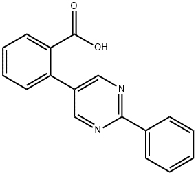 2-(2-PhenylpyriMidin-5-yl)benzoic acid Struktur