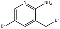 5-broMo-3-(broMoMethyl)pyridin-2-aMine hbr Struktur