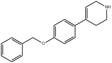 4-[4-(benzyloxy)phenyl]-1,2,3,6-tetrahydropyridine Struktur