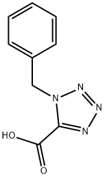 1-benzyl-1H-tetrazole-5-carboxylic acid Struktur