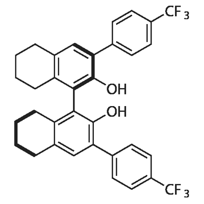 R-3,3'-bis[4-(trifluoroMethyl)phenyl]-5,5',6,6',7,7',8,8'-octahydro-[1,1'-Binaphthalene]-2,2'-diol Struktur