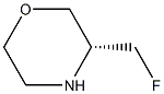 (3R)-3-(fluoroMethyl)-Morpholine Struktur