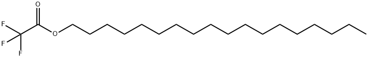 2,2,2-Trifluoroacetic acid octadecyl ester Struktur