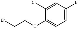 4-bromo-1-(2-bromoethoxy)-2-chlorobenzene Struktur