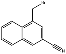 4-(BroMoMethyl)-2-naphthonitrile Struktur